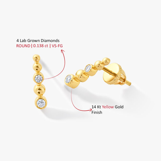 Elista Beadline Studs,,hi-res image number null