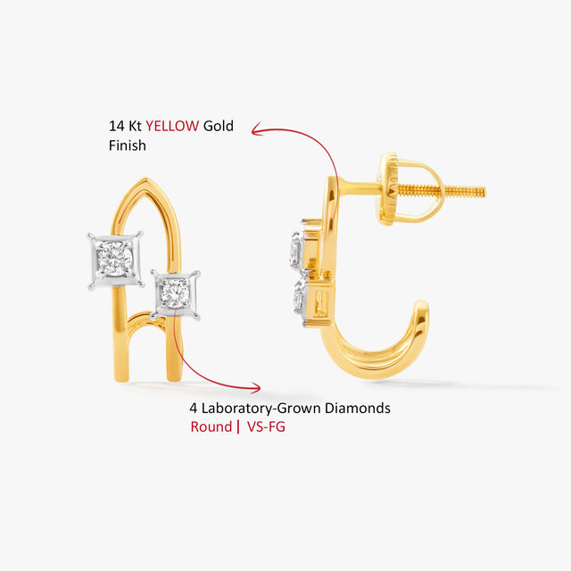 Loop Logic Stud Earrings,,hi-res image number null