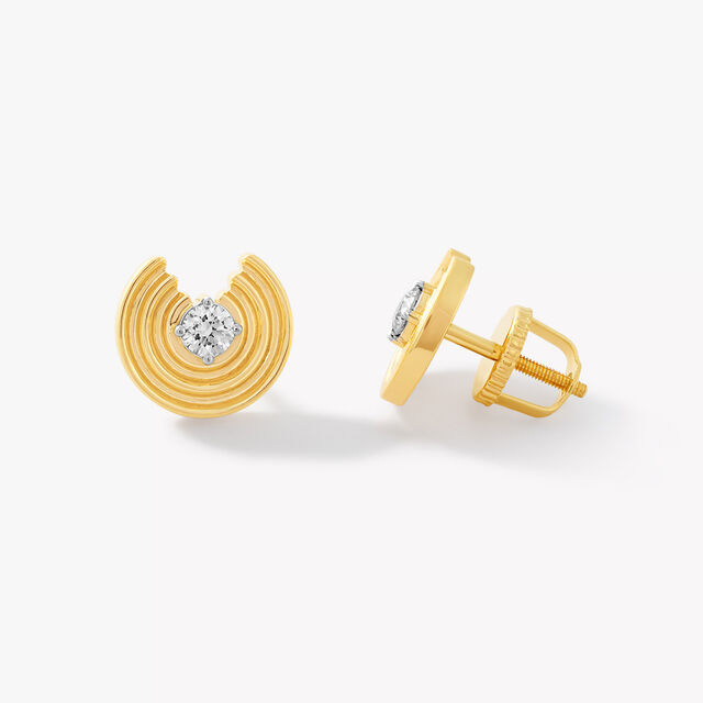 Ripple Effect Stud Earrings,,hi-res image number null