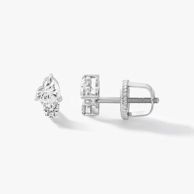 Love Triangle Stud Earrings,,hi-res image number null