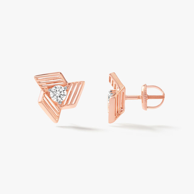 Angle Crush Stud Earrings,,hi-res image number null