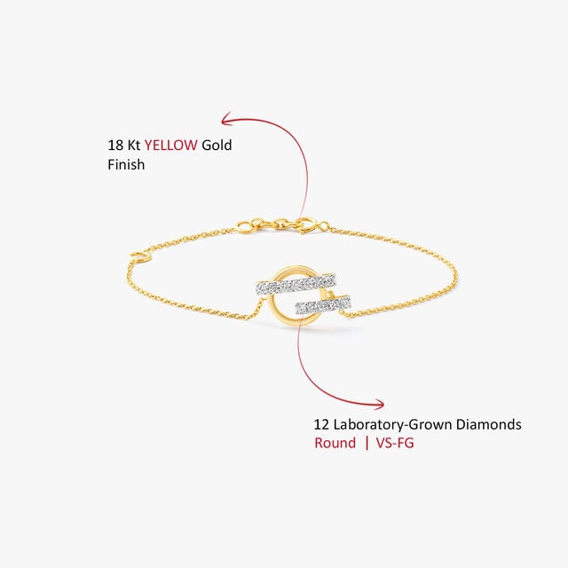 Line Meets Loop Bracelet,,hi-res image number null