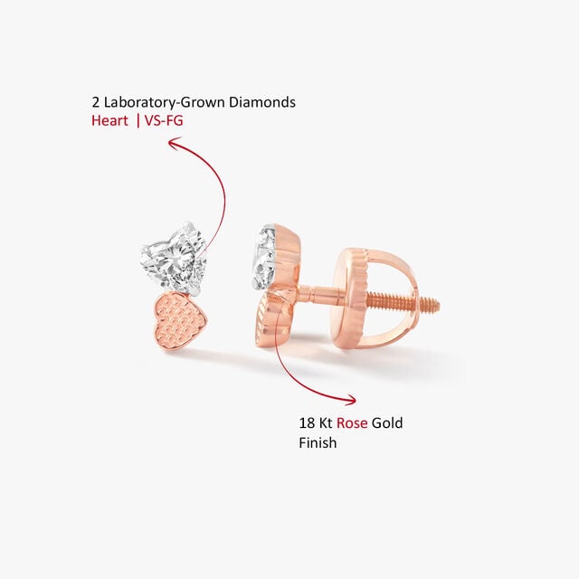 Heartbreaker Duo Stud Earrings,,hi-res image number null