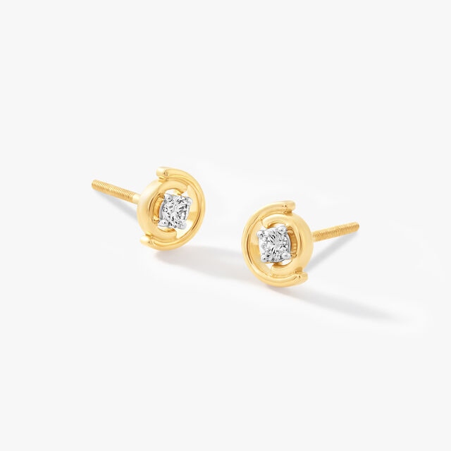 Circle Back Stud Earrings,,hi-res image number null