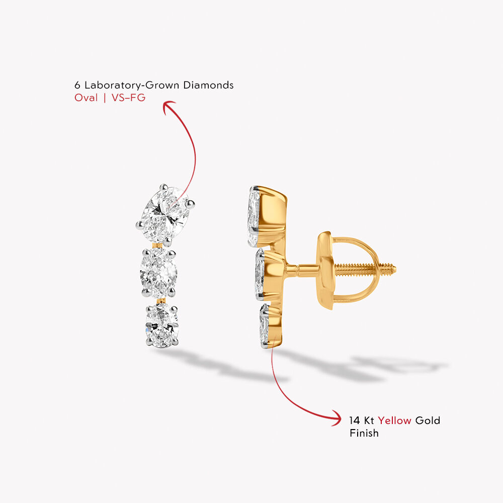 Going Up Stud Earrings,,hi-res image number null