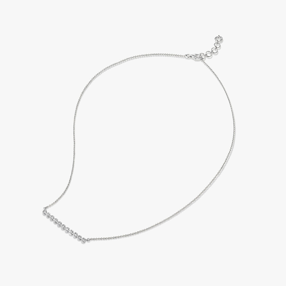 Straight Talk Bar Pendant with Chain,,hi-res image number null