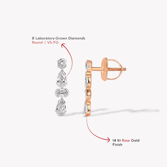 Mix And Drop Stud Earrings,,hi-res image number null