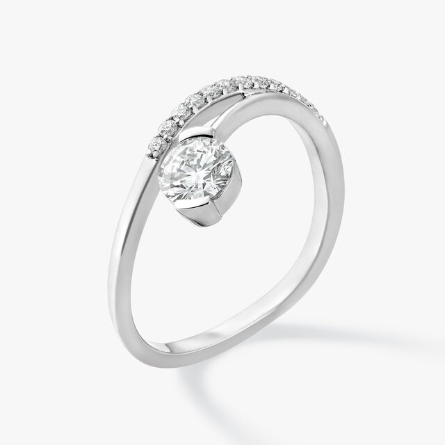 Celissar Arc Solitaire Ring,,hi-res image number null
