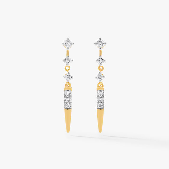 Point Made Drop Earrings,,hi-res image number null