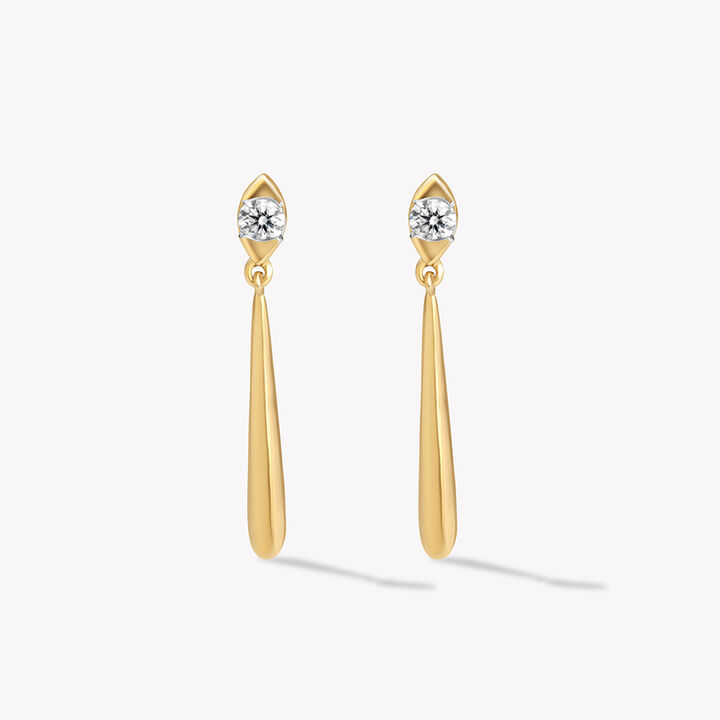 Vertical Drama Drop Earrings