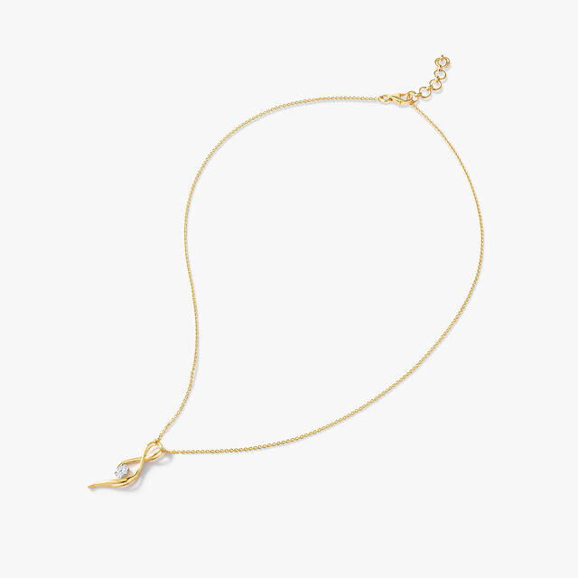 Oval In Motion Pendant with Chain,,hi-res image number null