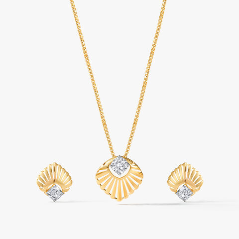 Solflare Shell Pendant Set