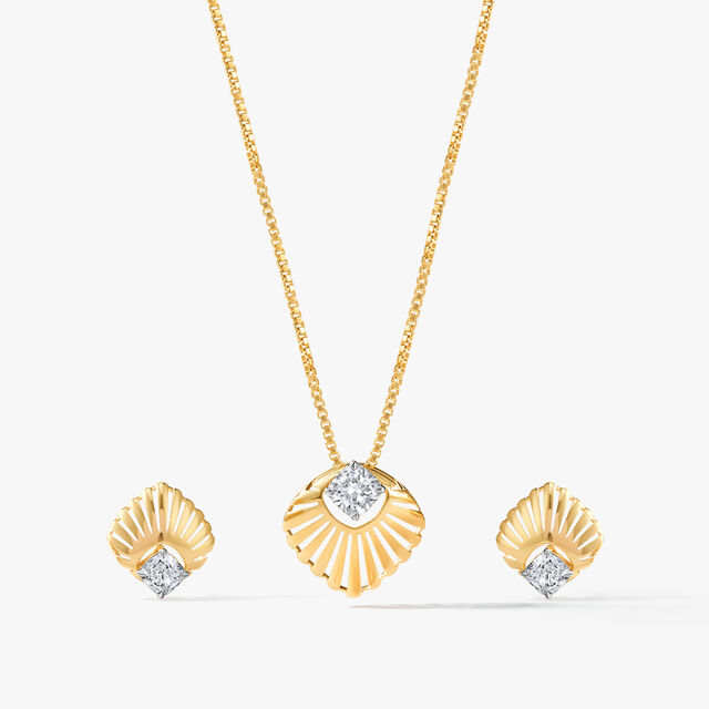 Solflare Shell Pendant Set,,hi-res image number null