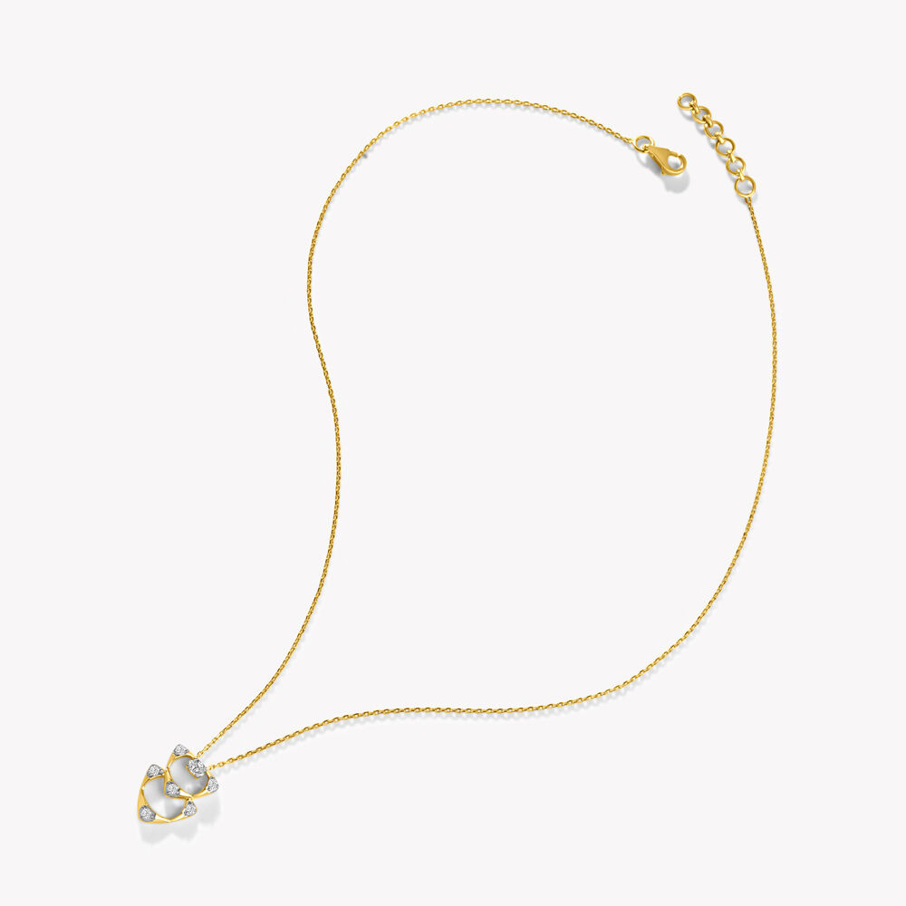 Double Trouble Pendant With Chain,,hi-res image number null