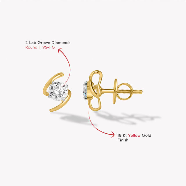 Caught In A Loop Stud Earrings,,hi-res image number null