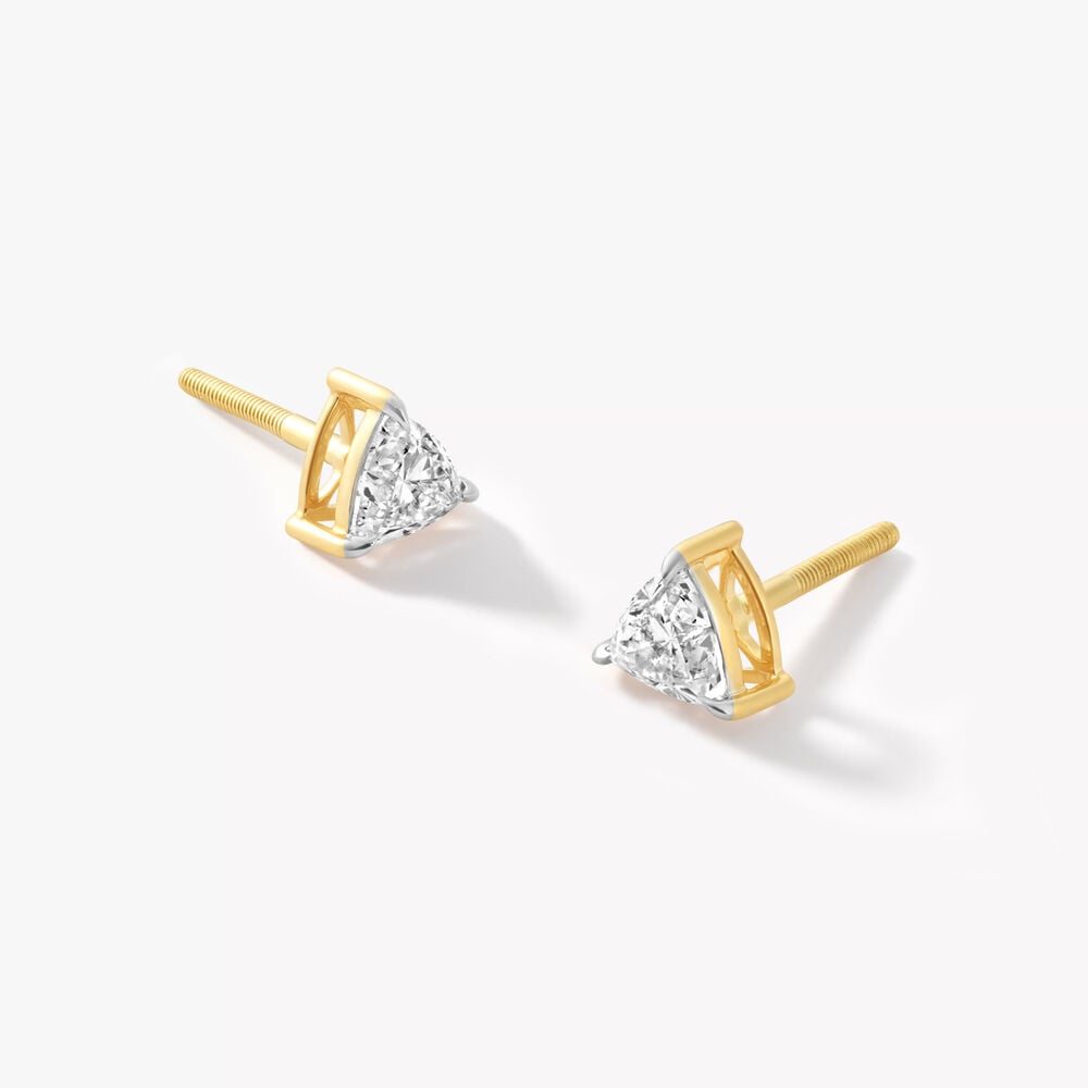 Cut To Shape Stud Earrings,,hi-res image number null