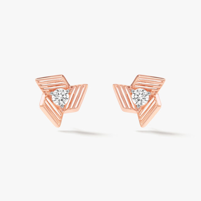 Angle Crush Stud Earrings,,hi-res image number null