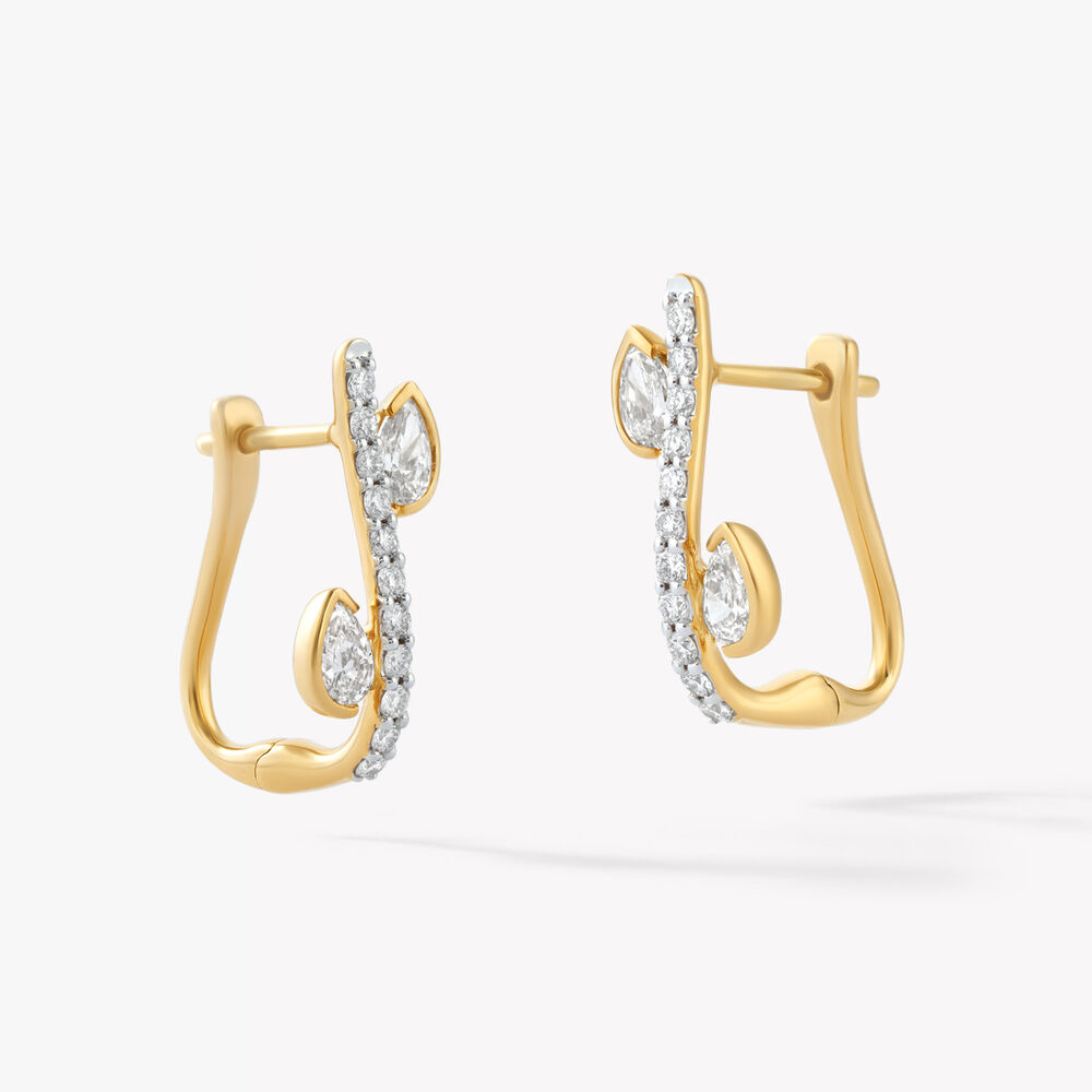 Chic Muse J Hoop Earrings,,hi-res image number null