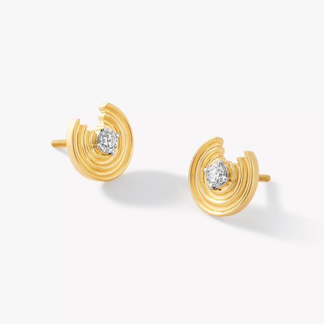 Ripple Effect Stud Earrings,,hi-res image number null