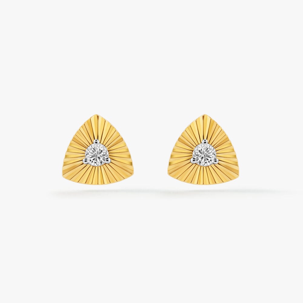 Love Triangle Stud Earrings,,hi-res image number null
