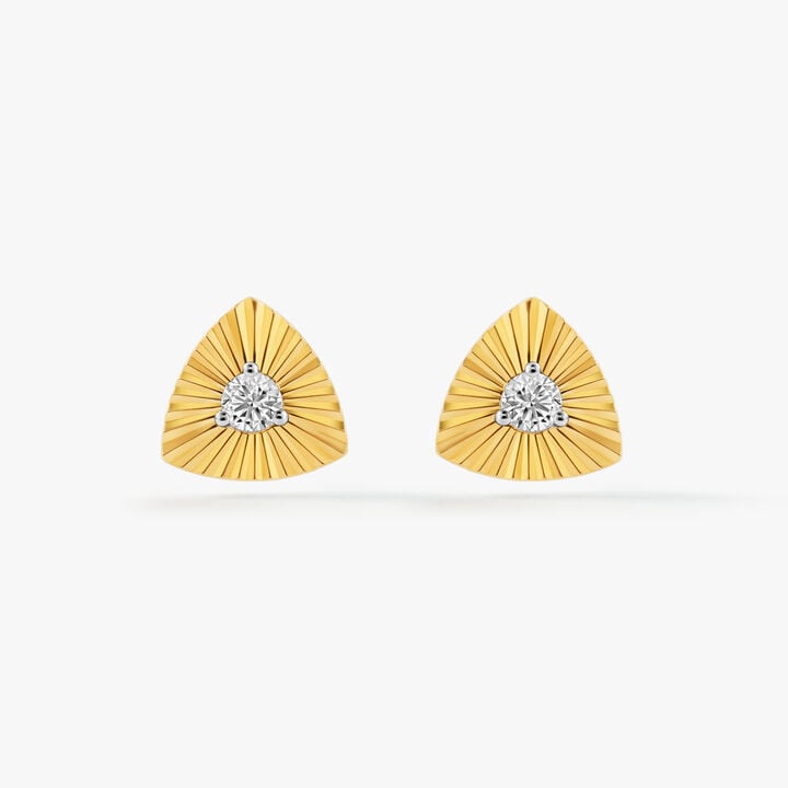 Love Triangle Stud Earrings