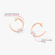 Elara Orange Peel Hoops,,hi-res image number null