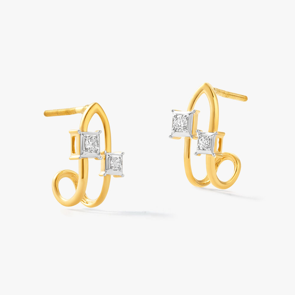 Loop Logic Stud Earrings,,hi-res image number null