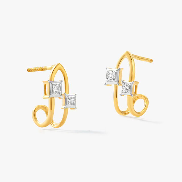Loop Logic Stud Earrings,,hi-res image number null