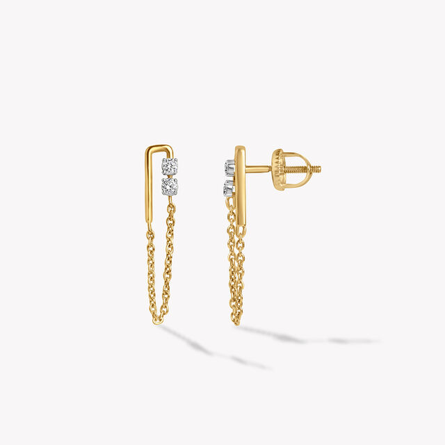 Chain Reaction Drop Earrings,,hi-res image number null