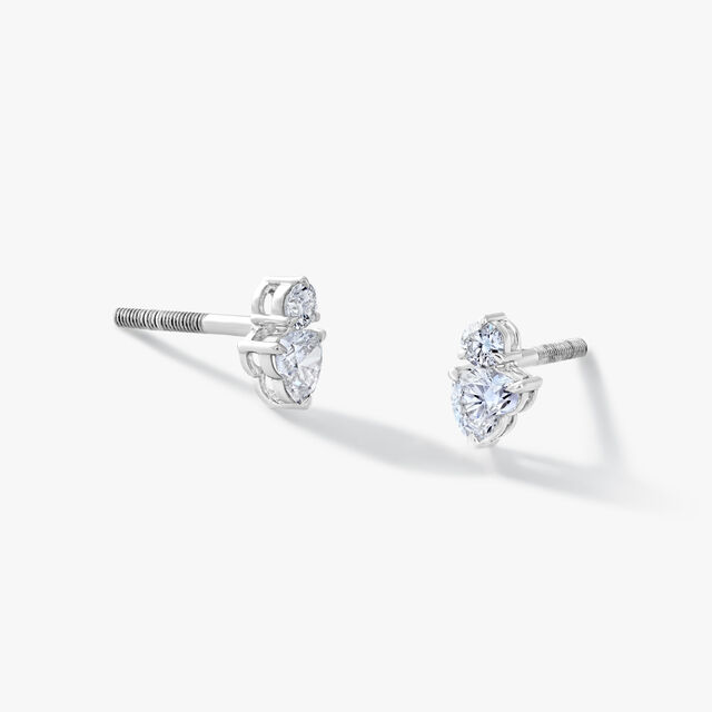 Amora Heartshine Studs,,hi-res image number null