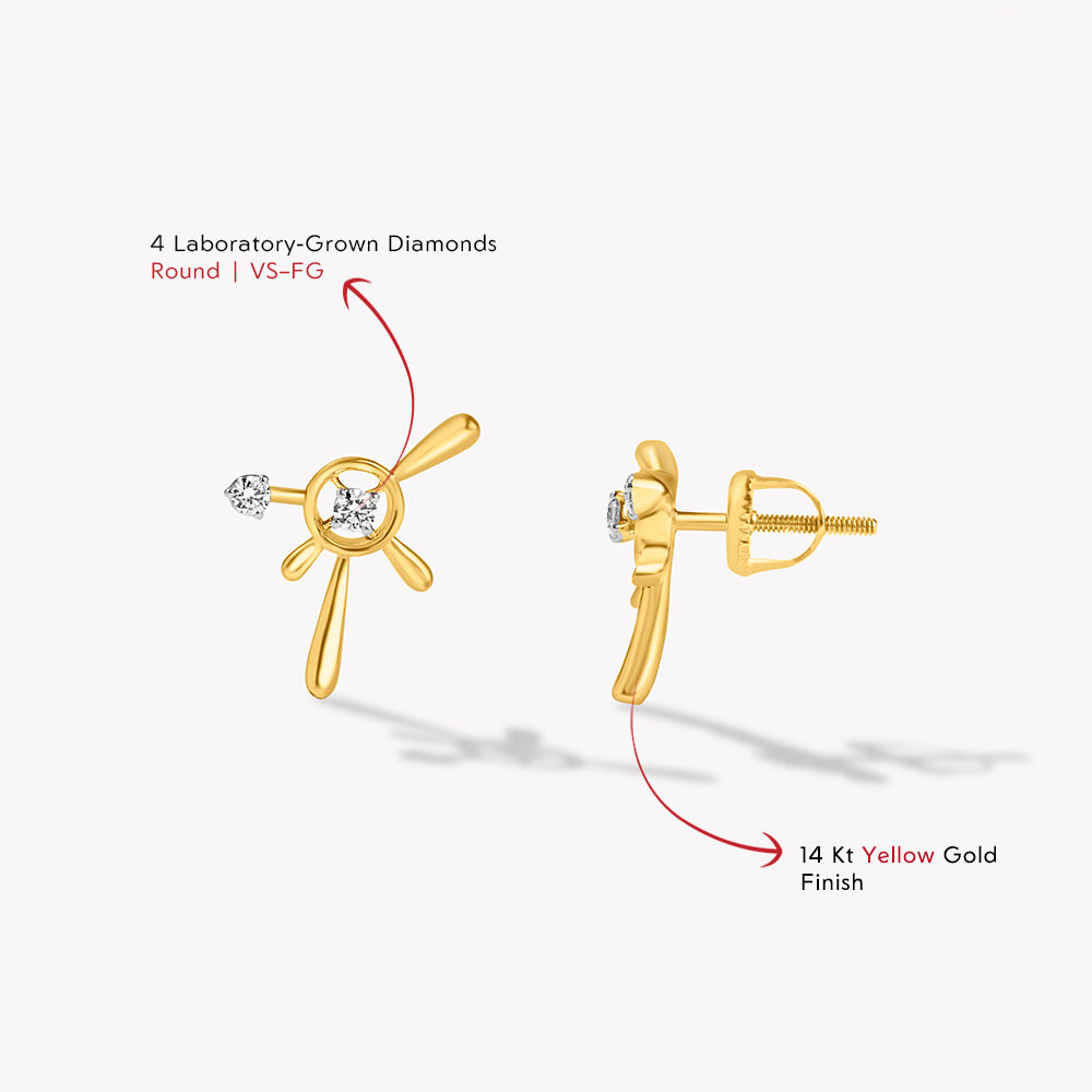 Sunshine Drama Stud Earrings,,hi-res image number null