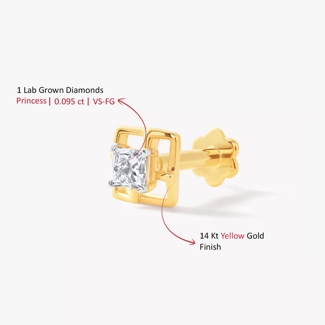 Princess Square Stud,,hi-res image number null