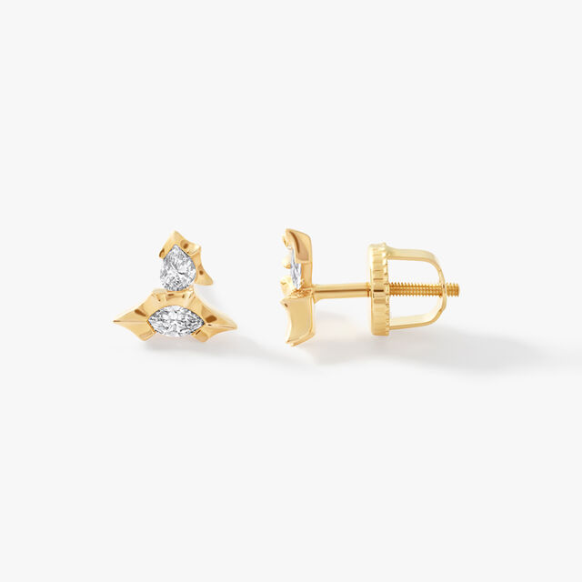 Punk Duo Stud Earrings,,hi-res image number null