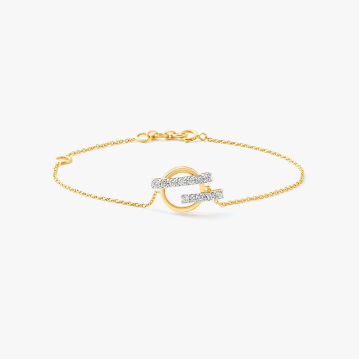 Line Meets Loop Bracelet