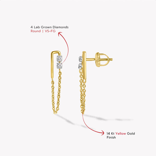 Chain Reaction Drop Earrings,,hi-res image number null