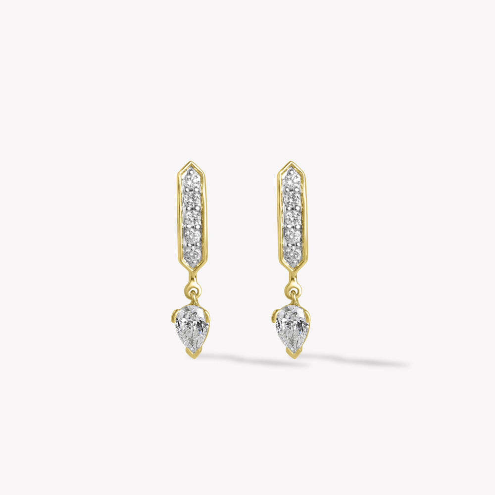 Line To Light Drop Earrings,,hi-res image number null