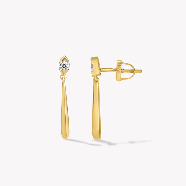 Vertical Drama Drop Earrings,,hi-res image number null