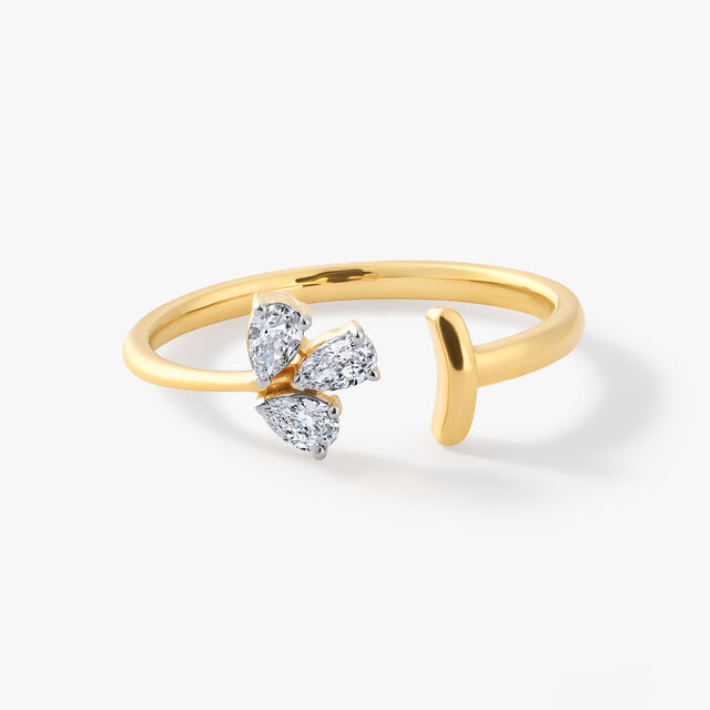 Golden Flora Open Ring,,hi-res image number null