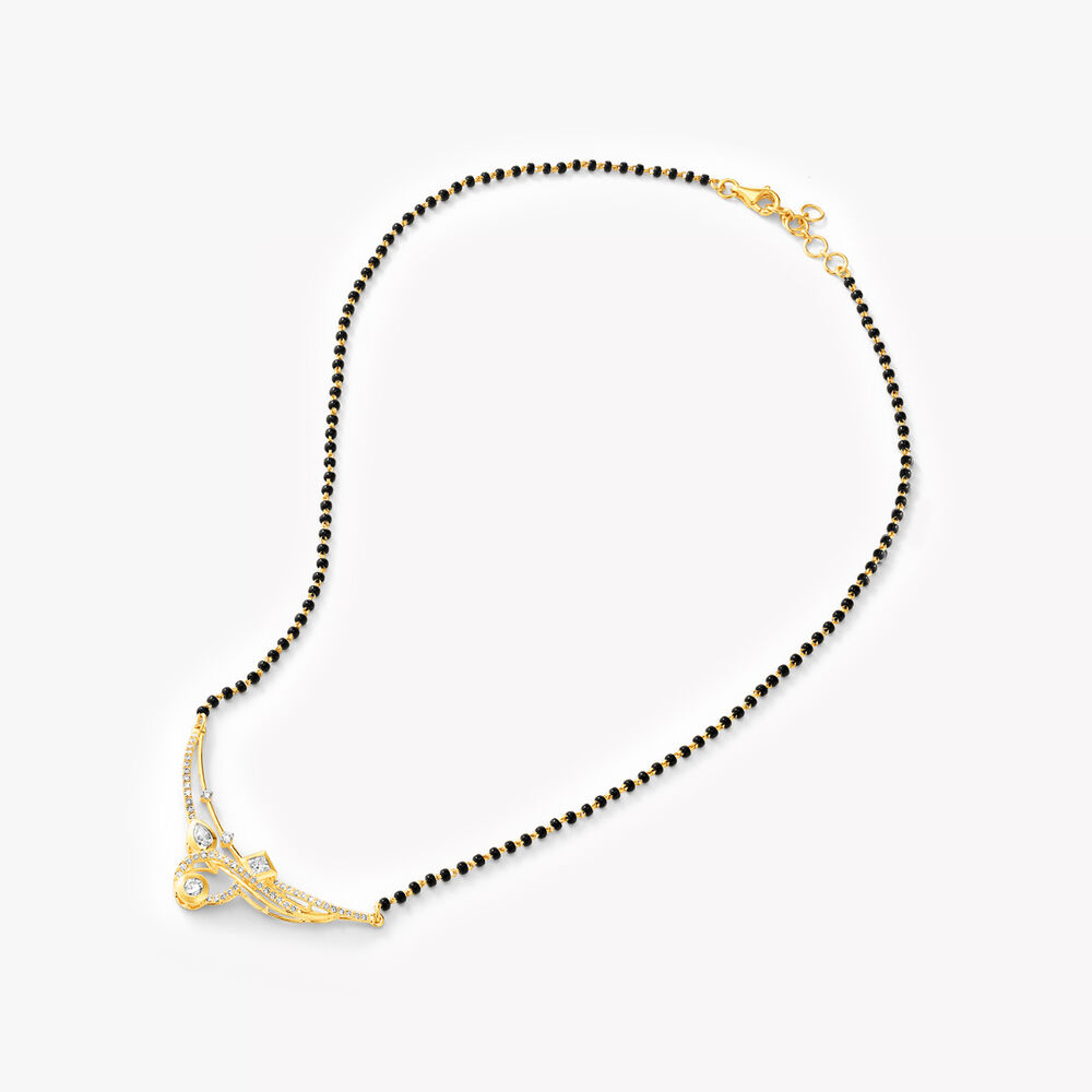 Wave Theory Mangalsutra,,hi-res image number null