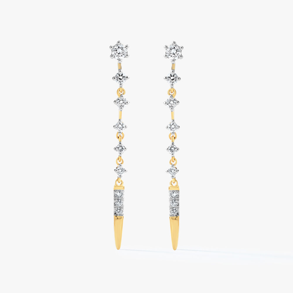 Freefall Spike Drop Earrings,,hi-res image number null