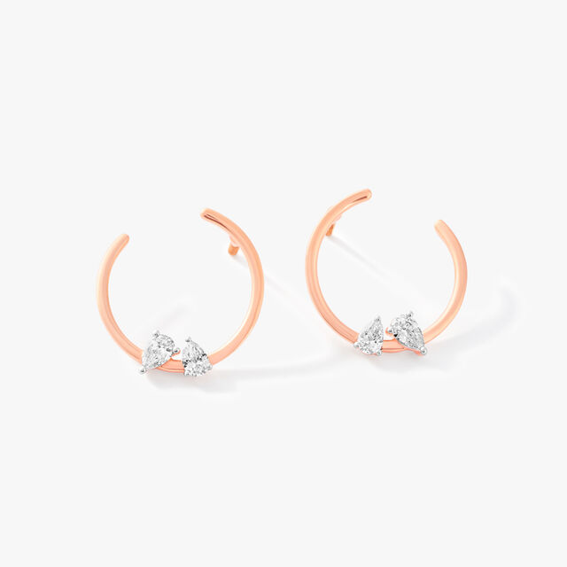 Elara Orange Peel Hoops,,hi-res image number null