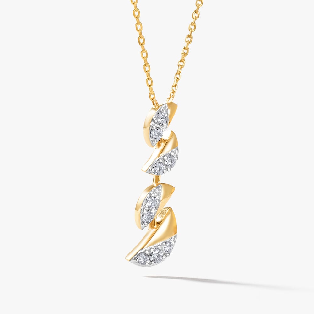 Crescent Rhythm Pendant with Chain,,hi-res image number null