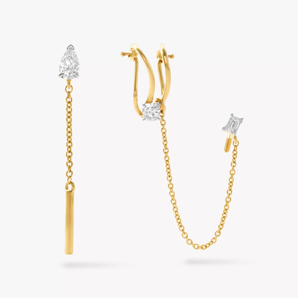 Chain & Charm Earrings,,hi-res image number null