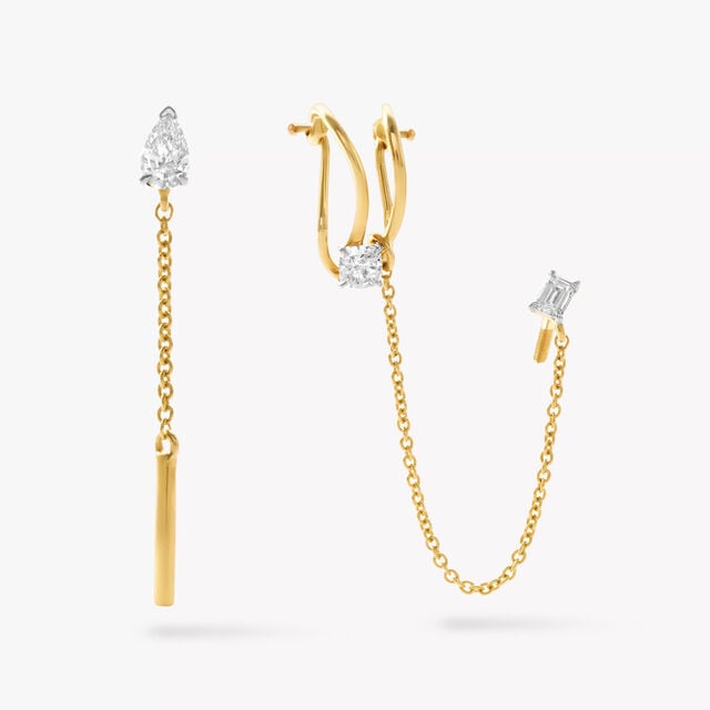 Chain & Charm Earrings,,hi-res image number null