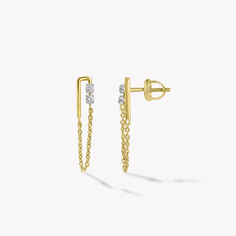 Chain Reaction Drop Earrings,,hi-res image number null