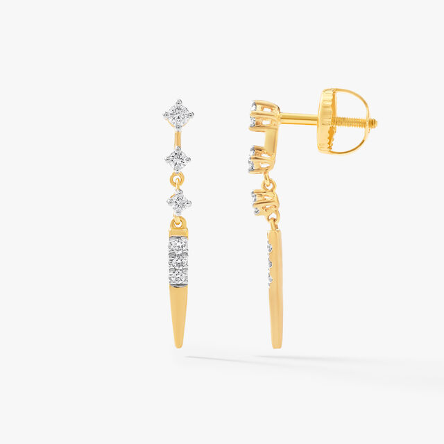 Point Made Drop Earrings,,hi-res image number null