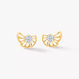 Aureline Fan Studs,,hi-res image number null