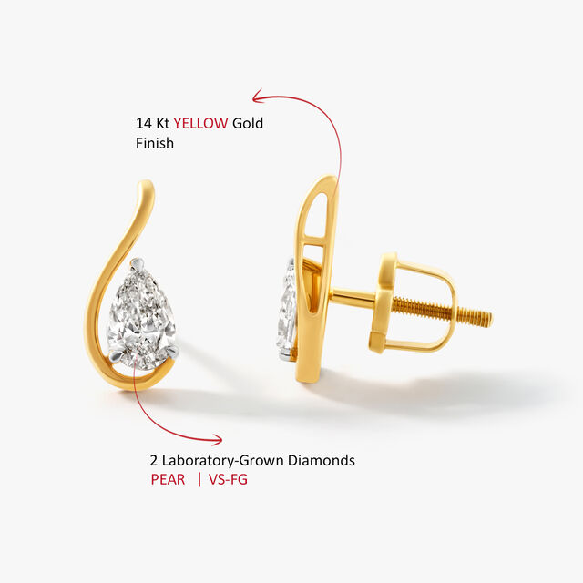 Climb And Shine Stud Earrings,,hi-res image number null