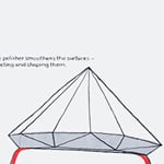 Cut polished diamond